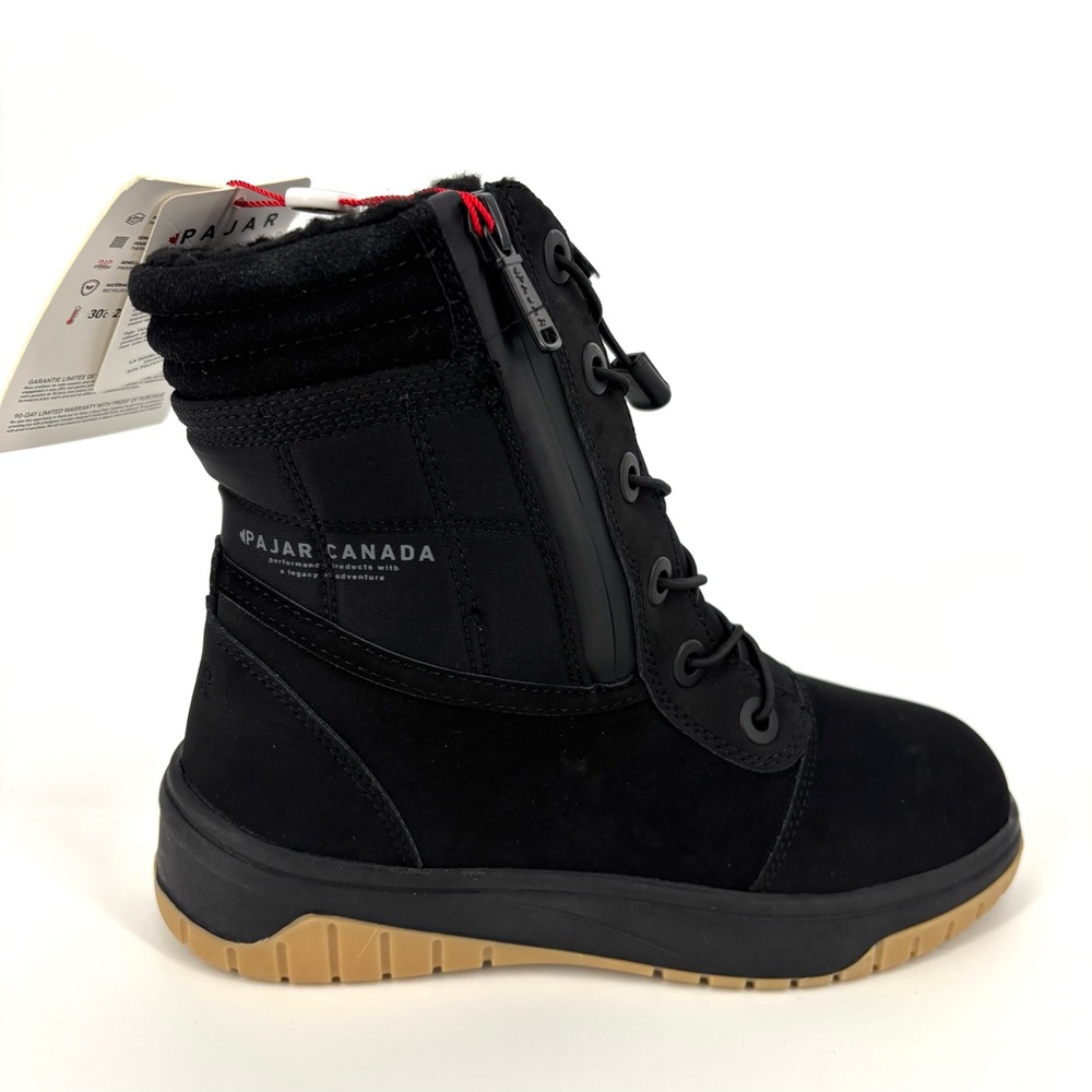 Pajar NWT Boys' Black Troop Waterproof Insulated Snow Boots, 2 - Picture 4 of 16